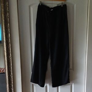 H&M Black Straight Leg Pants